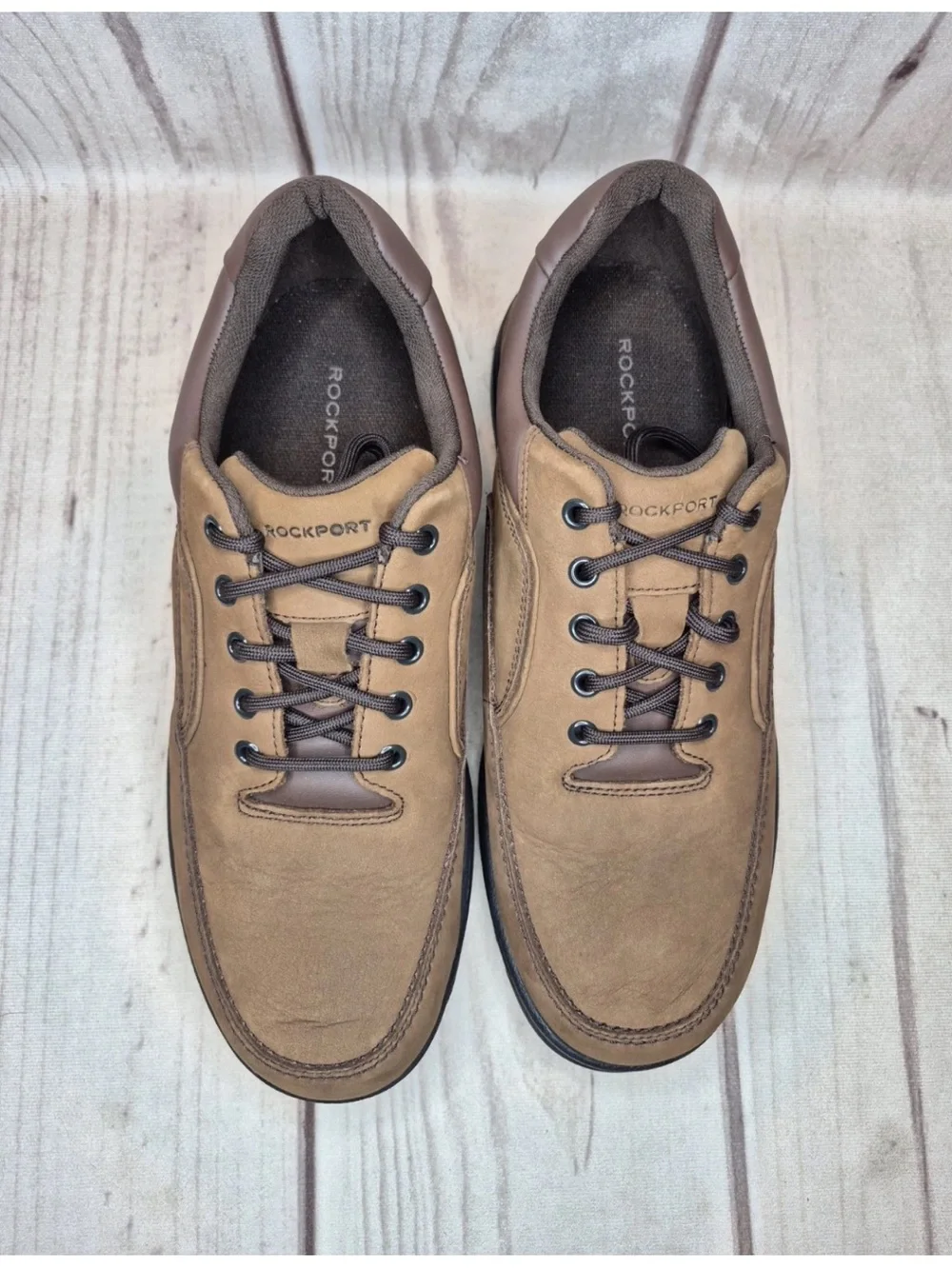 Rockport Eureka Men's Size 11.5 XW Extra Wide Nubuck Leather Walking Shoes